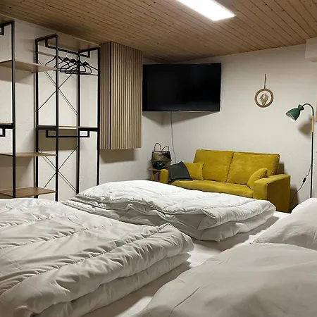 Weitblick Auf Berg, Wald Und Wiese